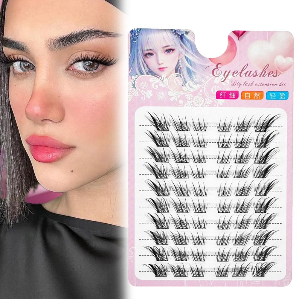 3D Cat Eye Clusters Lashes Nat – Anime Cosplay Lashes recenzja i cena