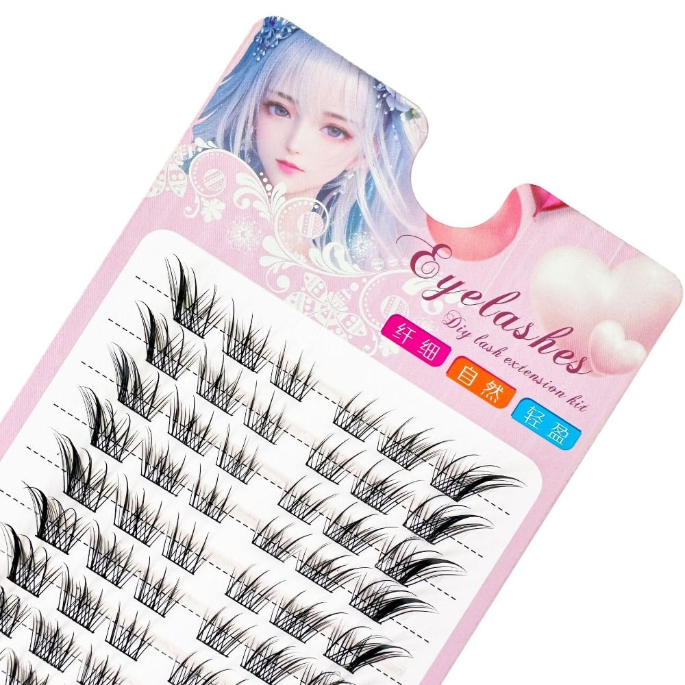 3D Cat Eye Clusters Lashes Nat – Anime Cosplay Lashes recenzja i cena