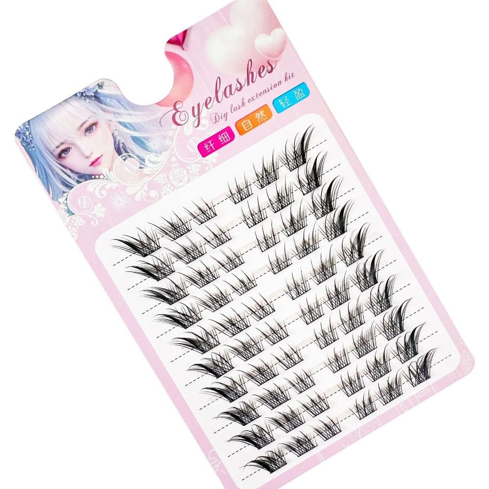 3D Cat Eye Clusters Lashes Nat – Anime Cosplay Lashes recenzja i cena
