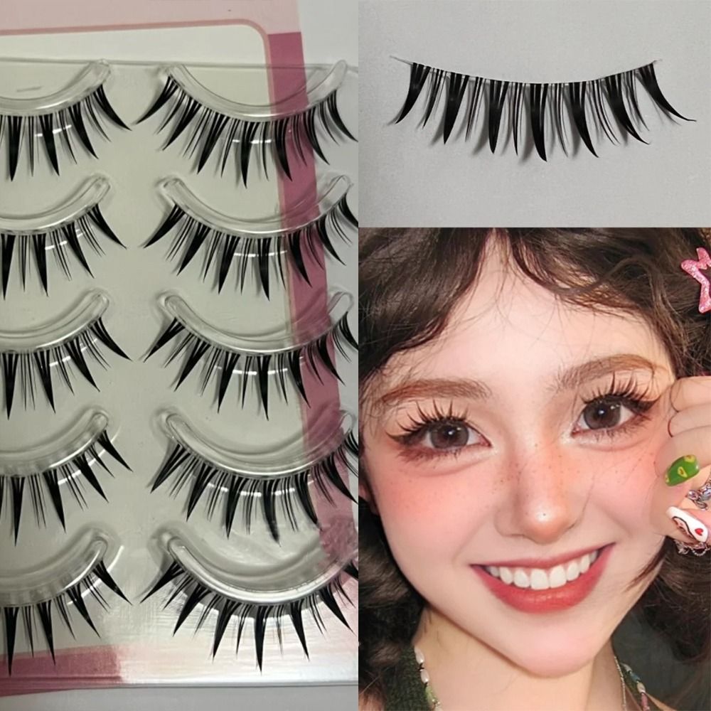 5 Pairs Pack Japanese Cosplay  – Anime Cosplay Lashes recenzja i cena
