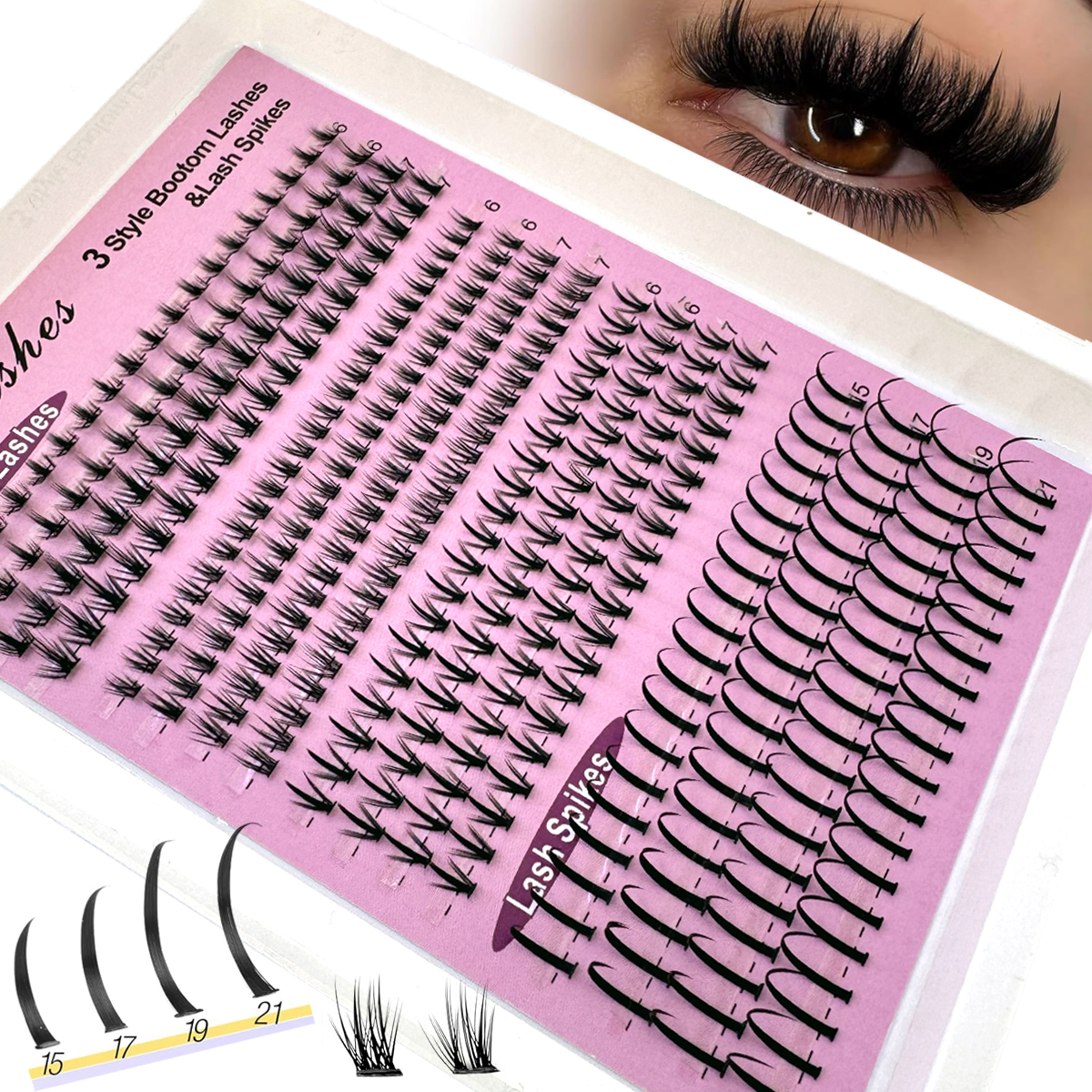 16Rows Bottom&Spiky Lashes Clu – Anime Cosplay Lashes recenzja i cena