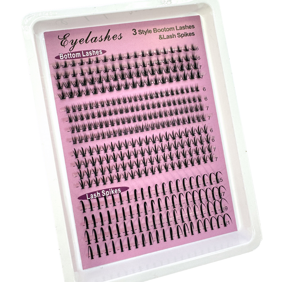 16Rows Bottom&Spiky Lashes Clu – Anime Cosplay Lashes recenzja i cena