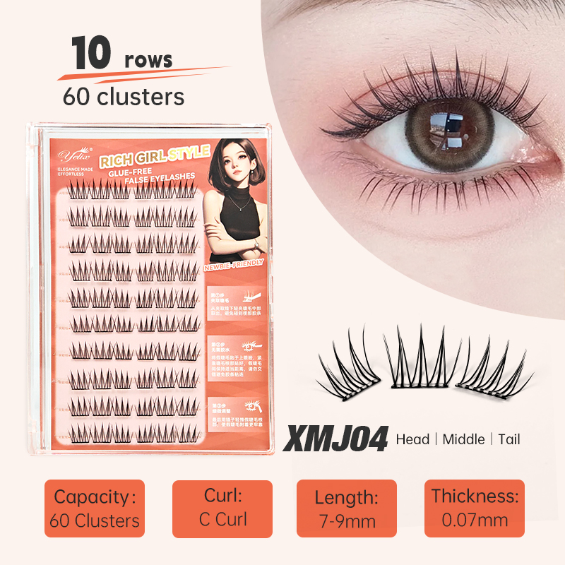 Yelix DIY Self-Adhesive Cluste – Anime Cosplay Lashes recenzja i cena
