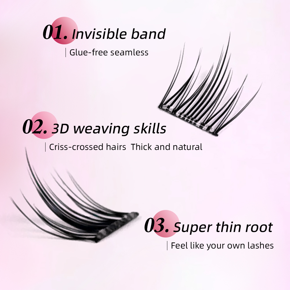 Yelix DIY Self-Adhesive Cluste – Anime Cosplay Lashes recenzja i cena