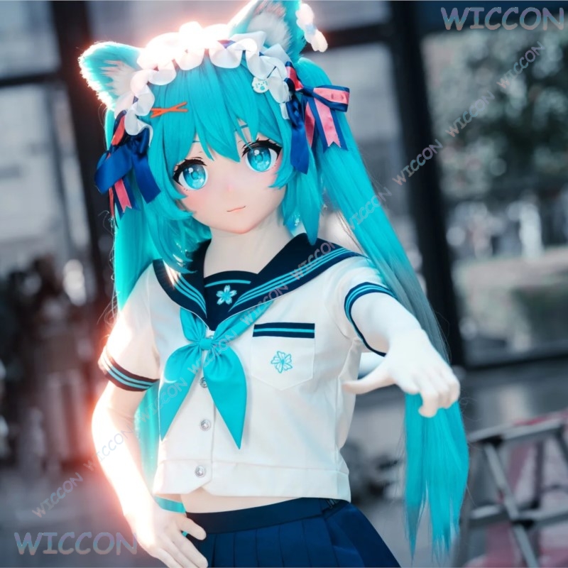 Kigurumi Female Face Mask Anim – Anime Cosplay Face recenzja i cena