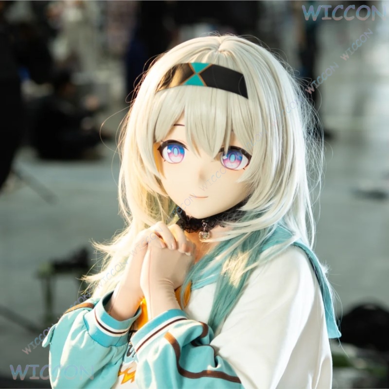 Kigurumi Female Face Mask Anim – Anime Cosplay Face recenzja i cena