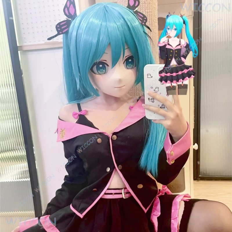 Kigurumi Female Face Mask Anim – Anime Cosplay Face recenzja i cena