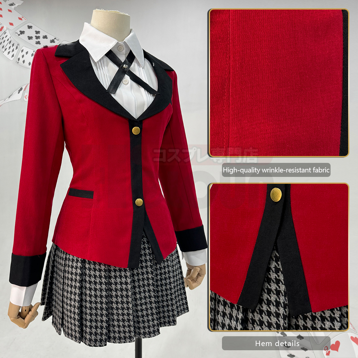 HOLOUN Jabami Yumeko Kakegurui – Anime Cosplay Yumeko recenzja i cena