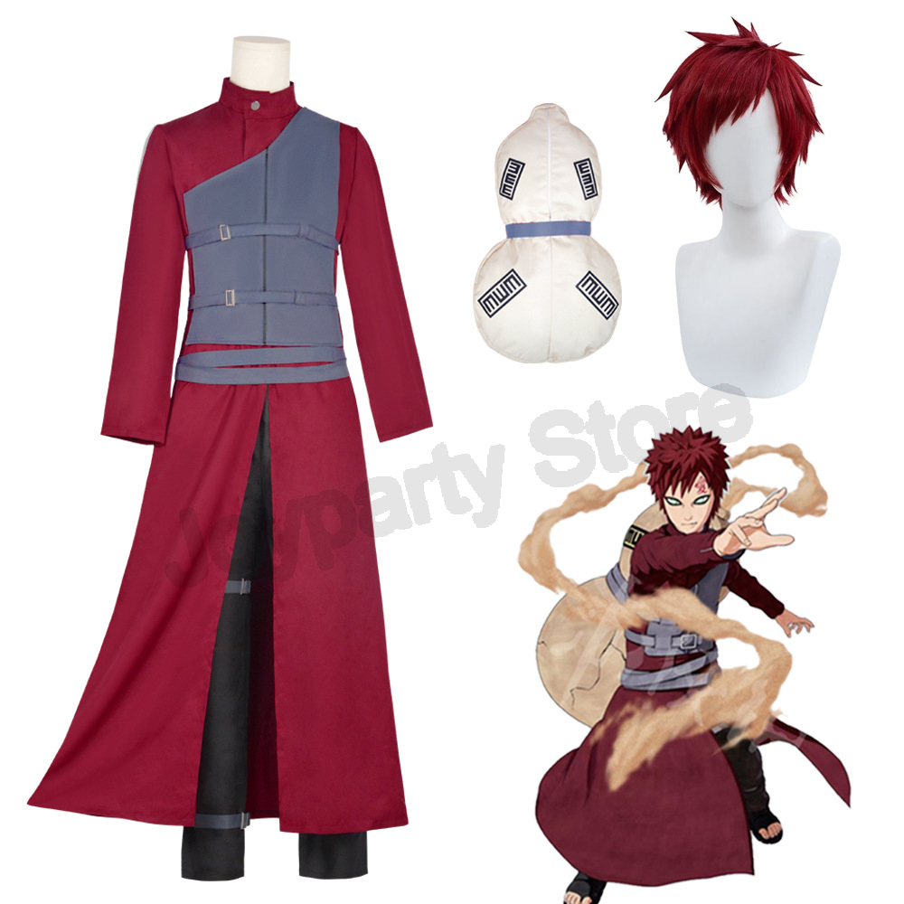 Gaara Cosplay Costume Sand Fiv – Anime Cosplay Ninja recenzja i cena