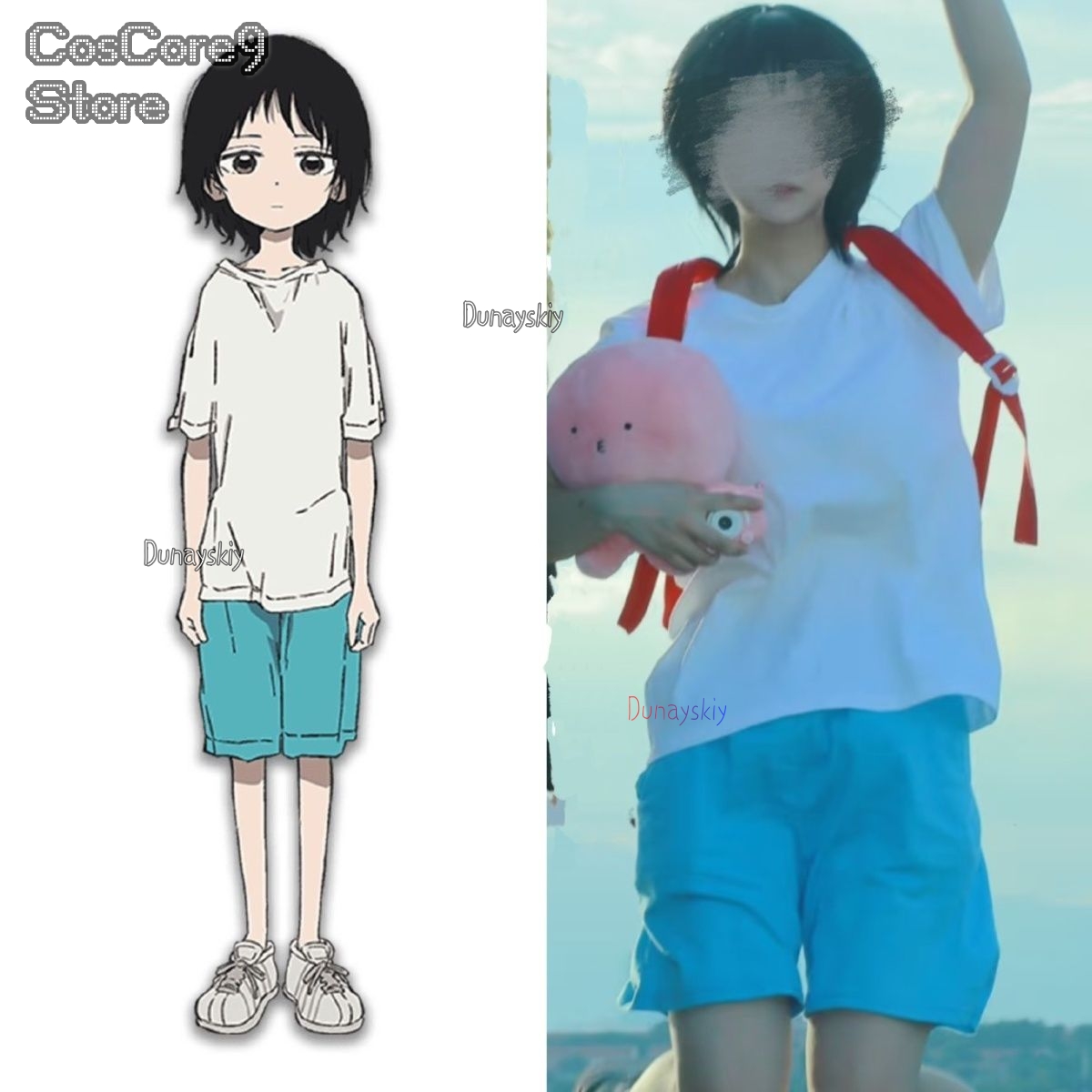 Takopi's Original Sin 코스프레 Shi – Anime Cosplay Yumeko recenzja i cena